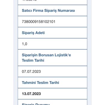 Borusan Lojistik Ürünler Dağıtım Da Teslim Edilmiyor