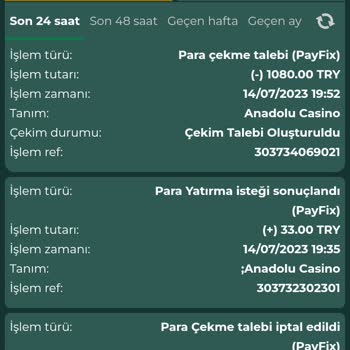 Anadolu Casino Çekim Talebim Onaylanmıyor Anadolu Casinoda