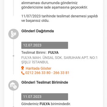 MNG Kargo Fulya Şubesi Paketleri Dağıtıma Çıkarmıyor