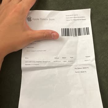 Apple Türkiye Store Appleturkiye.com Adaptör Orijinal Değil. Para İadesi Talep Ediyorum