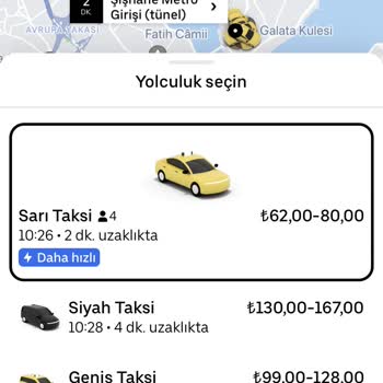 Über Taksimetreden Fazla Çekim