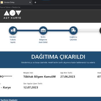 Kamusm Siparişinde Teslimat Sorunu
