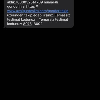 AGT Kurye (aynigunteslim.com) Kargom Teslim Olmadı