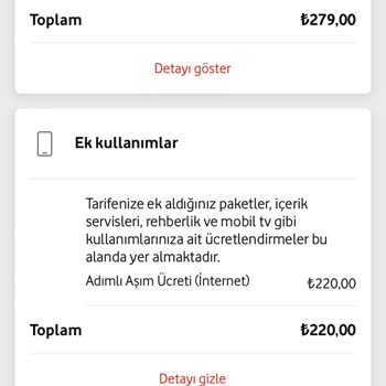 Vodafone Tarifem Sürekli Bitiyor