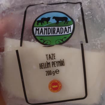 Mandıradan Marka Hellim Peyniri Eridi