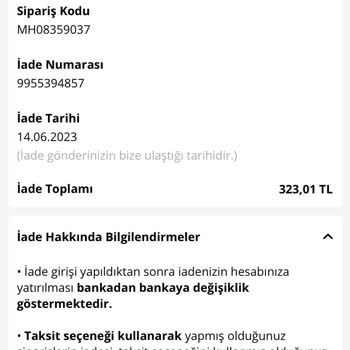 Boyner'e Ücret İadesi Yapmıyor