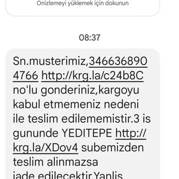 Aras Kargo, Geldik Evde Yoktunuz