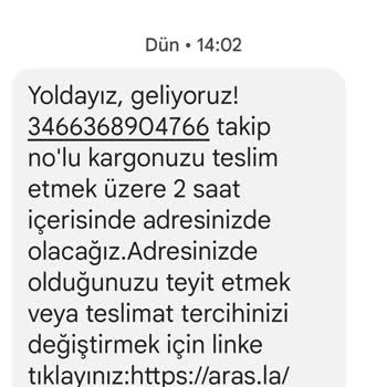 Aras Kargo, Geldik Evde Yoktunuz