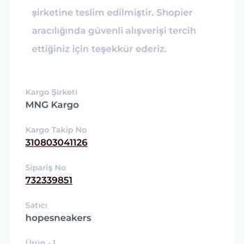 Hopesneakers.tr Hopesneakers Değişim İçin Geri Dönüş Yapmıyor.