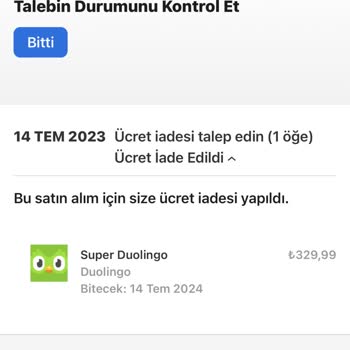 Apple Para İadesi Alamadım