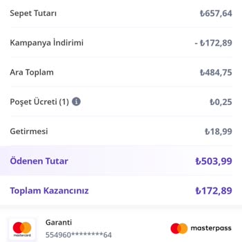 Getir Siparişlerimi Eksik Yollayıp Kartımdan Fazla Para Çekti