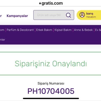 Gratis Ürün Tesliminde Bilgi Verilmiyor