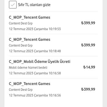 Vodafone Mop Tencent Games!
