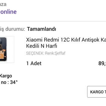 Cekuonline N11 Kılıf Göndermedi