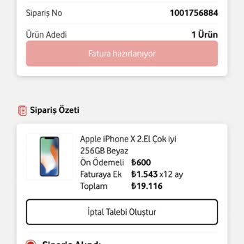 Vodafone Satın Aldığım Cihazı Hala Göndermedi Ve Oyalıyor