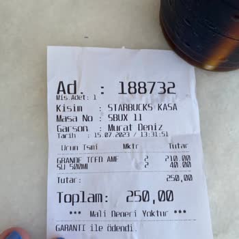 Starbucks İçeceğimi Değiştirmedi Çok Kötü