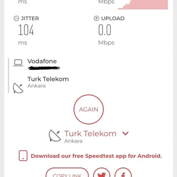 Vodafone Mobil Veri İnternet Hızı