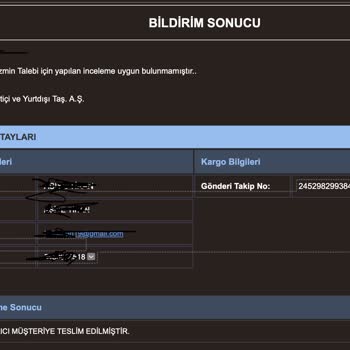 MNG Kargo Kayıp Kargo Sorumsuzluğu