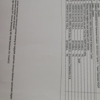 Tosla Hesap Hareketlerini Vermiyor