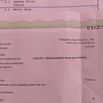 A101 Volta Vsm Plaka Ve Tescil Sorunu