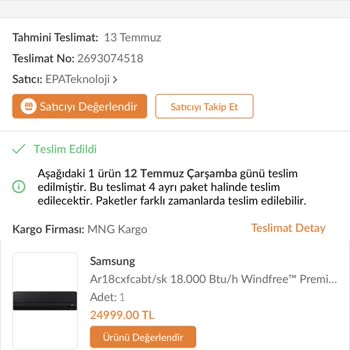 Samsung Klima Montaj KÖTÜLÜĞÜ, KUMANDA Eksikliği