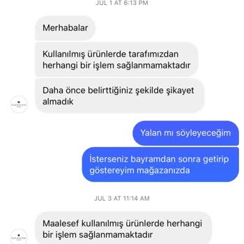 Nişantaşı Shoes İade Ve Ürün Sorunu