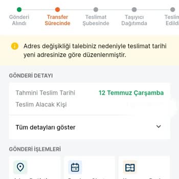 Trendyol Express 7 Temmuz'dan Beri Hareketsiz Kargo!