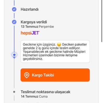 Hepsiburada Ürünün Teslim Tarihinde Teslim Etmediler İade İşlemi De Yapmıyorlar