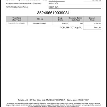 BTK (Bilgi Teknolojileri ve İletişim Kurumu) IMEI Vergi Mağduriyeti