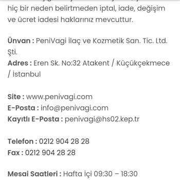 Penivagi Premium Penivagi Serum Sipariş Verdim Telefona Ulaşılmıyor