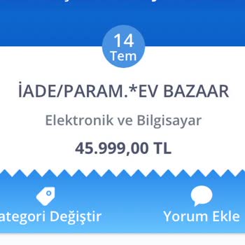 Ev Bazaar AVM İPhone 14 Pro 128 GB Telefon Teslim Edilmedi