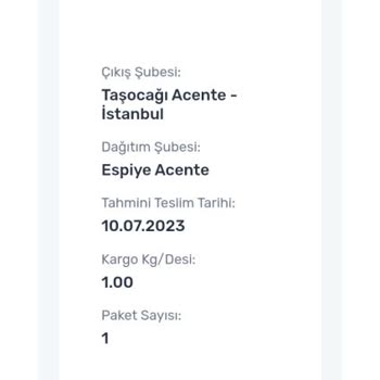 Sürat Kargo'nun 5 Gün Önce Gelen Kargomu Dağıtıma Çıkartmaması