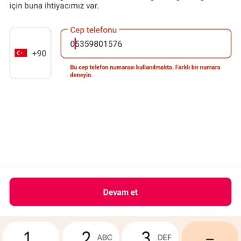 Yemeksepeti Başka Numara İle Deneyin