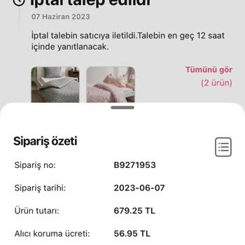 Gardrops Para İadesi Yapmadı