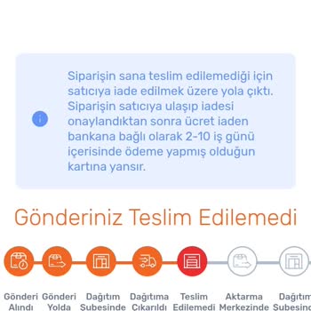 Sürat Kargo Ürün Bana Ulaşmadan İade Ediliyor