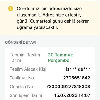 Trendyol Express Kargo Teslimatı Mağduriyeti