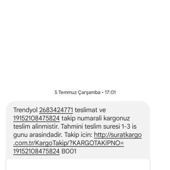 Sürat Kargo Siparişimi 2 Haftadır Getirmedi, Ürün Şubede Bekliyor