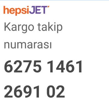 hepsiJET Kargom Elime Ulaşmadı.