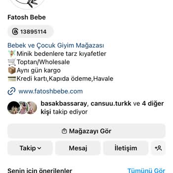 Fatosh Bebe İade Kabul Etmemesi