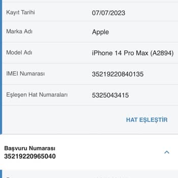 BTK (Bilgi Teknoloji Ve İletişim Kurumu) Imeı Kayıt Sonu Şebeke Sorunu