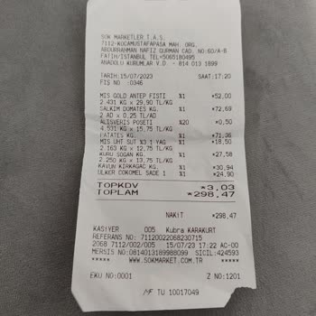 Şok Market Reyonda Etiket Farklı Kasada Farklı