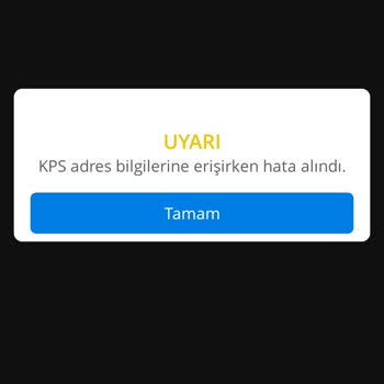 Denizbank Kps Adres Bilgilerine Erişirken Hata Alındı