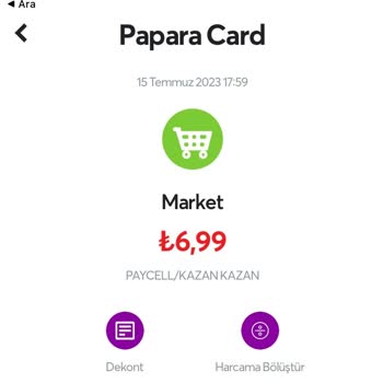 Paycell Migros 1000 TL Hediye Çeki