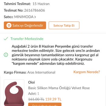 Trendyol 1 Aydır Siparişim Bana Ulaşmıyor