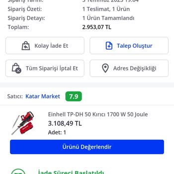 Pazarama Siparişim Ne Geldi Ne De İptal Edildi Paramı Geri Alamıyorum