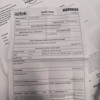 Aztek Teknoloji JBL Kulaklık Ayıplı Ürün Garantiden Aynı Şekilde Geri Gönderildi