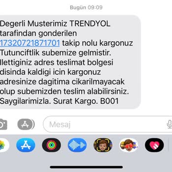 Sürat Kargo Ürün Teslim Edilmeden İade