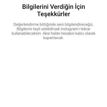 Instagram Hesabım Hiçbir Şey Yapmadığım Halde Kapatıldı