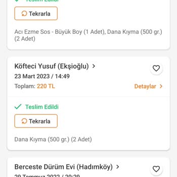 Trendyol Yemek Kuryelerin Usulüne Uygun Olmayan İptalleri!