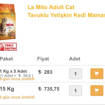Temiz Mama Fiyat Artışı